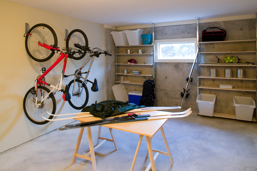 basement house clutter garage storage
